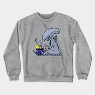 pop goes the alien Crewneck Sweatshirt